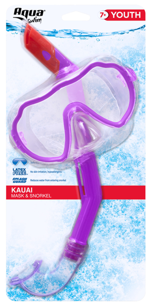 Aqua Swim Kauai Youth-Sized Swimming Mask & Snorkel Online