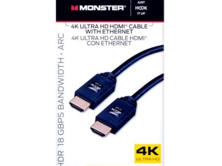 Monster 4K Ultra HD HDMI Cable w  Ethernet Discount