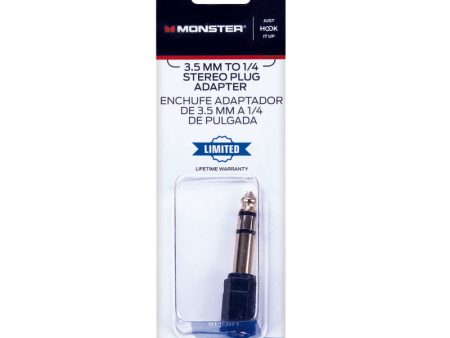 Monster 3.5MM to 1 4 Stereo Jack Adapter Discount