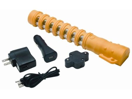 LED Baton Road Flare w  Flashlight - Yellow LEDs For Cheap