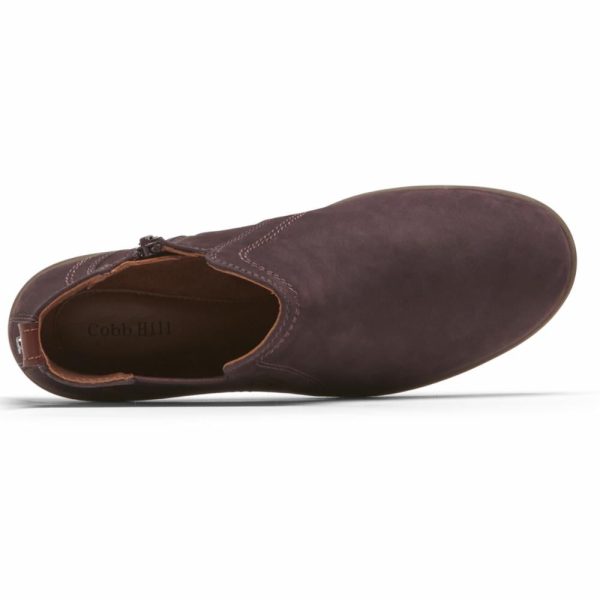 Cobb Hill BAILEE CHELSEA EGGPLANT NUBUCK Online Hot Sale