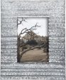 Distressed Whitewashed Metal Picture Frame - 5  x 7  on Sale