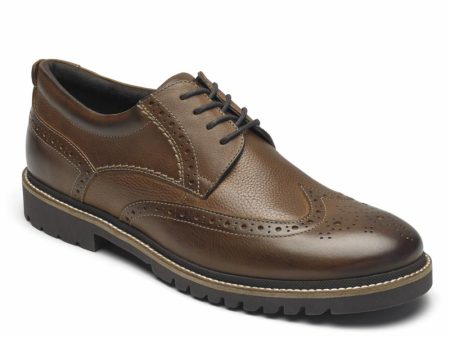 Rockport Men MARSHALL WING TIP FAWN For Sale