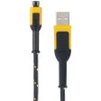 DeWalt Reinforced Micro USB to USB-A Cable - 6  Online now