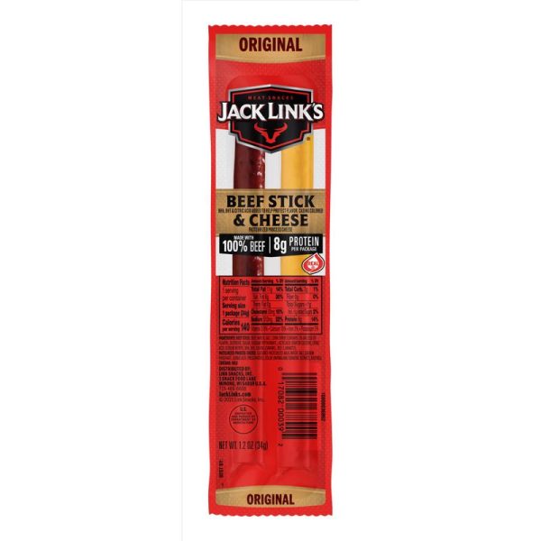 Jack Links Beef & Cheese Stick - 1.2 oz. Sale