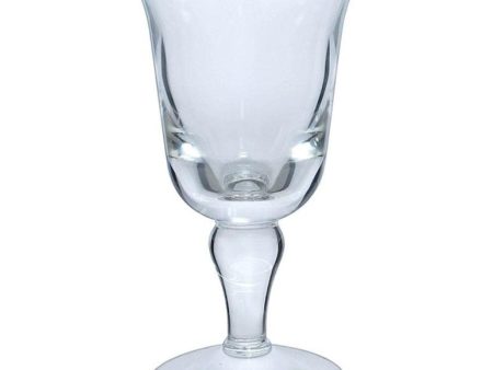 Caspari Acrylic Flared Clear Wine Glass (Tall) For Discount