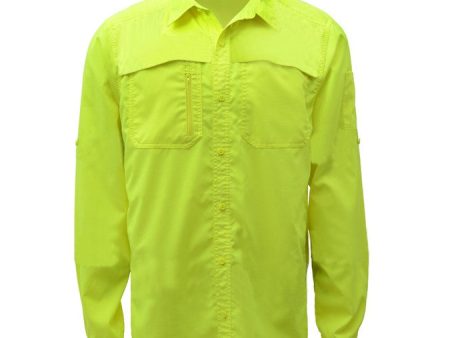 GSS Non-ANSI New Designed Lightweight Rip Stop Bottom Down Shirt W  SPF 50+ Hot on Sale