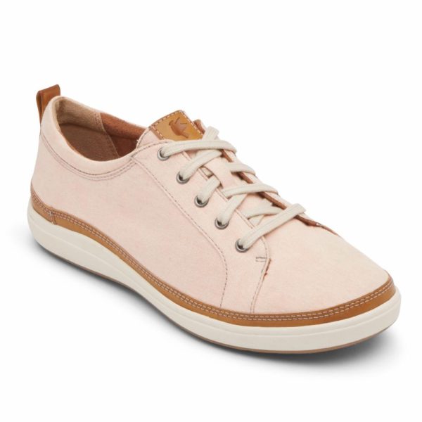 Cobb Hill BAILEE SNEAKER TAUPE CANVAS ECO WR Online now