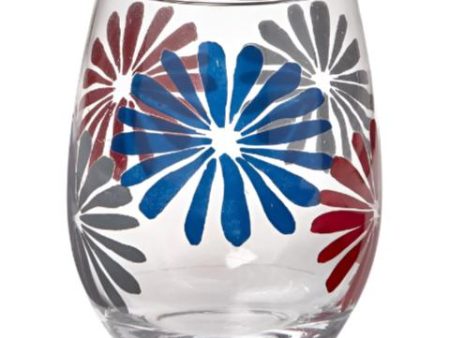 Very Groovy Stemless Wine Glass - 18 oz. Discount