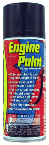 Yamaha Dark Blue Metallic  Engine Paint 12 oz. on Sale