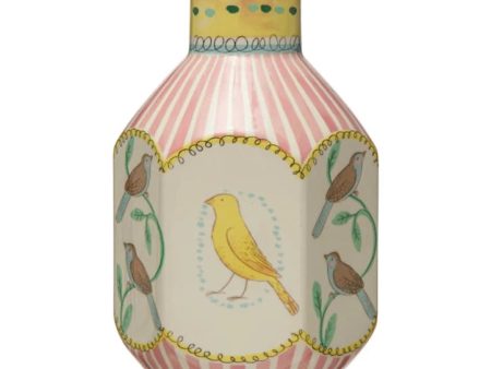 Ceramic Avian Vase - 10.25  For Cheap