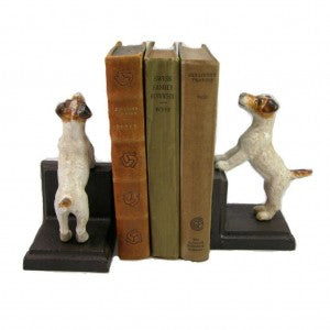 Cast Iron Jack Russel Bookends (Pair) Cheap