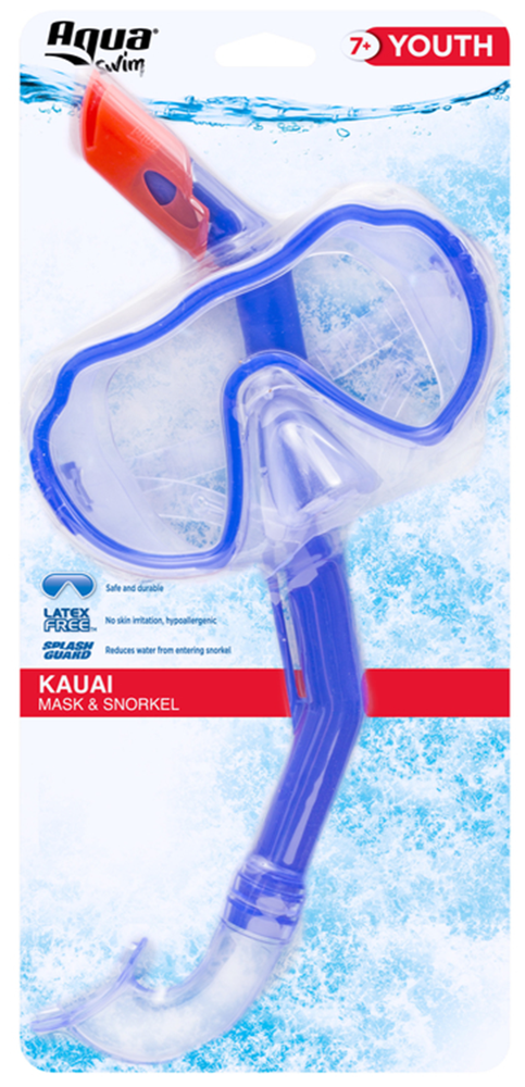 Aqua Swim Kauai Youth-Sized Swimming Mask & Snorkel Online