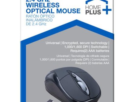 Home Plus 4-Button Wireless Optical Mouse Supply