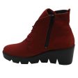 Effie Hiki Lace Boot Red Supply