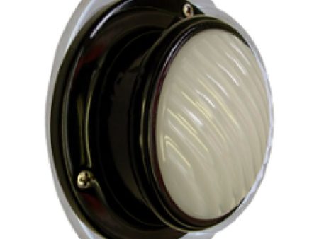 ASD LED Dome Light: Black: Surface Mount: Moonstone Lens Online Sale