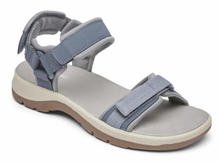 Rockport Women TRAIL TECHNIQUE SANDAL W SANDAL BLUE SLATE ECO WSHBL Supply