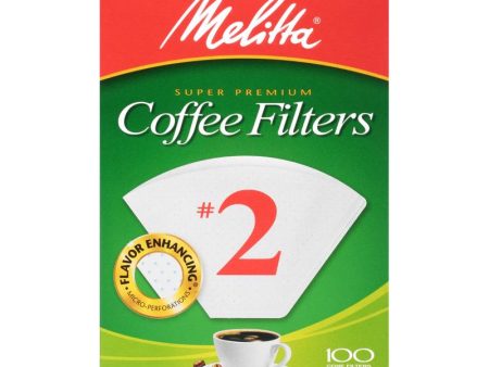 Melitta #2 Cone Coffee Filters (for 2-6 Cup Brewers) Online now