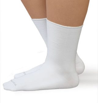 Diabetic Sock Wide White Online Sale