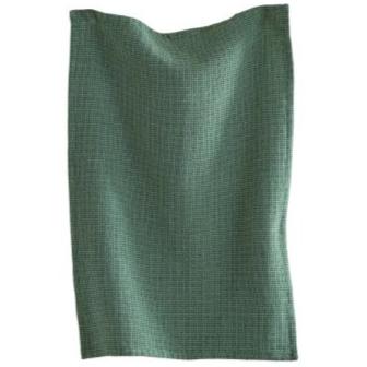 Green Waffle Weave Cotton Dishtowel - 18  x 26  Hot on Sale