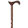 Brazos Derby Handle Twisted Oak Cane - 34  Fashion