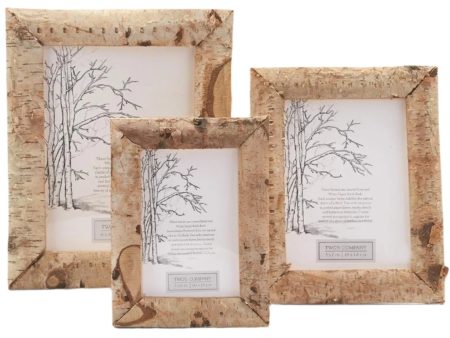 Natural White Birch Photo Frame For Discount