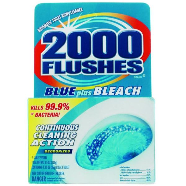 2000 Flushes Automatic Toilet Bowl Cleaner - 2 pc. For Discount