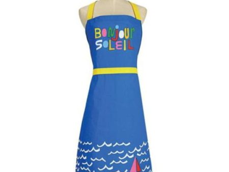 Bonjour Soleil Cotton Apron Cheap