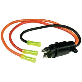 Sierra 24V Male Motor Side Trolling Motor Plug with Butt Connectors Online now