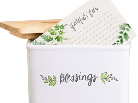 Blessings Ceramic Recipe Box For Cheap