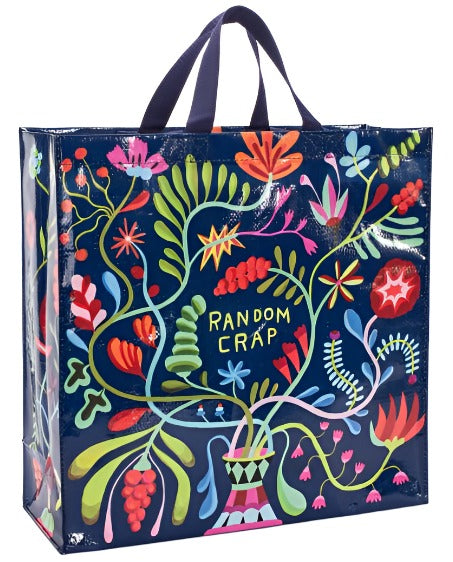 Blue Q  Random Crap  Grocery Tote on Sale