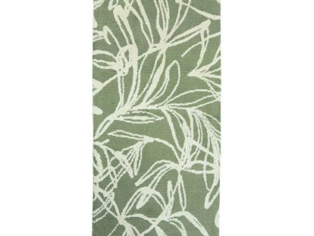 Avocado Garden Runner Rug - 21  x 54  Hot on Sale