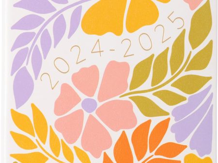 2024-2025 Medium Bound Planner 6x8  - Matisse Florals Online