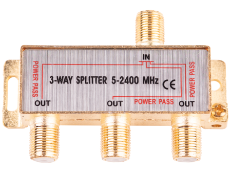 Monster 75 Ohm   2 GHz Coaxial TV Splitter (3-Way) Online Sale