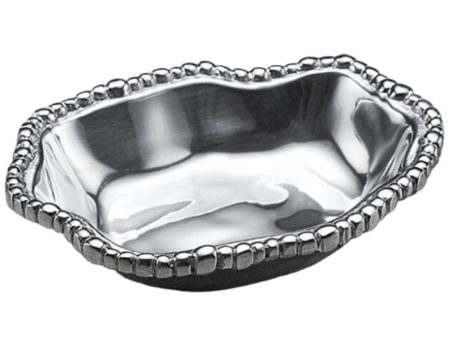 Organic Pearl Bari Small Oval Platter - 6  x 7.25  Fashion