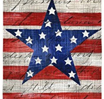 Patriotic Stars & Stripes Suede Garden Flag - 12.5  x 18  Hot on Sale