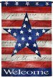 Patriotic Stars & Stripes Suede Garden Flag - 12.5  x 18  Hot on Sale