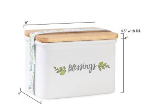 Blessings Ceramic Recipe Box For Cheap