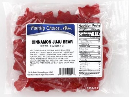 Family Choice Cinnamon Juju Bears - 10 oz. Supply