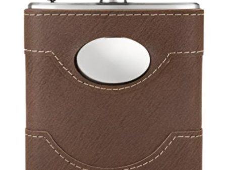 Country Home Bootlegger Stainless Steel Flask - 6 oz. For Discount