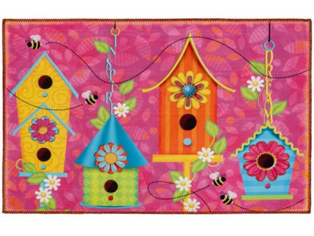 Birdhouse Village Accent Rug - 22  x 32  Sale