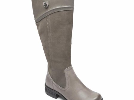 Cobb Hill BRUNSWICK TALL B GREY LTHR SUEDE WP Fashion