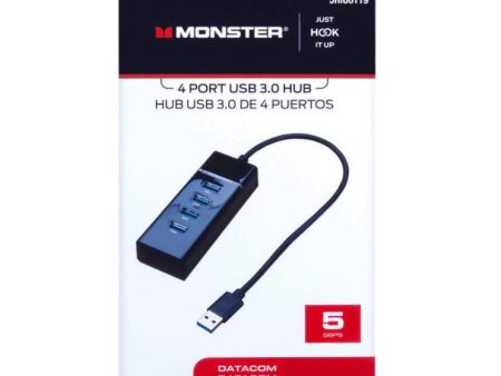 Monster 4-Port USB 3.0 Hub on Sale