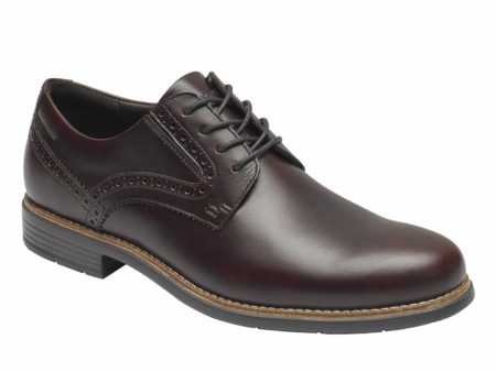 Rockport Men TOTAL MOTION CLASSIC DRESS PLAIN TOE TOBACCO For Discount