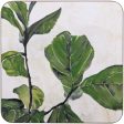 Rock Flower Paper Artful Coasters (Square) - 4 pc. For Cheap