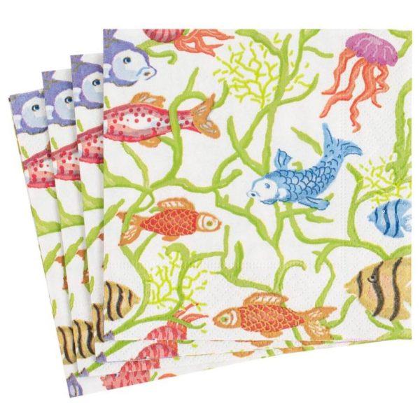 Tropical Fish Reef Paper Napkins Online