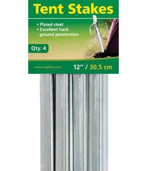 Coghlan s Plated Steel Tent Stakes Hot on Sale