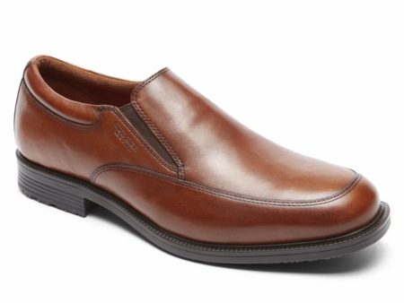 Rockport Men ESSENTIAL DETAILS WP SLIPON TAN ANTIQUE LEATHER Sale