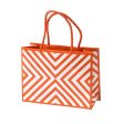 Coral Chevron Gift Bag Online Hot Sale