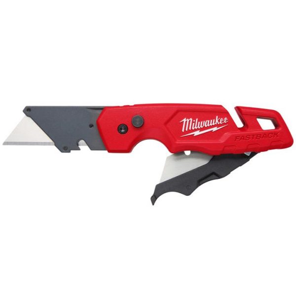 Milwaukee Fastback Press-&-Flip Folding Utility Knife (w  Blade Storage) Online